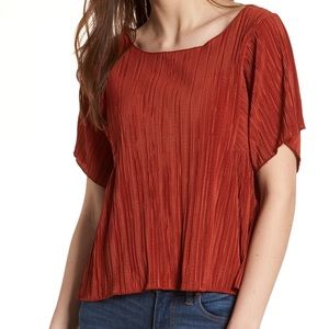 Madewell Texture & Thread Micropleat Top.